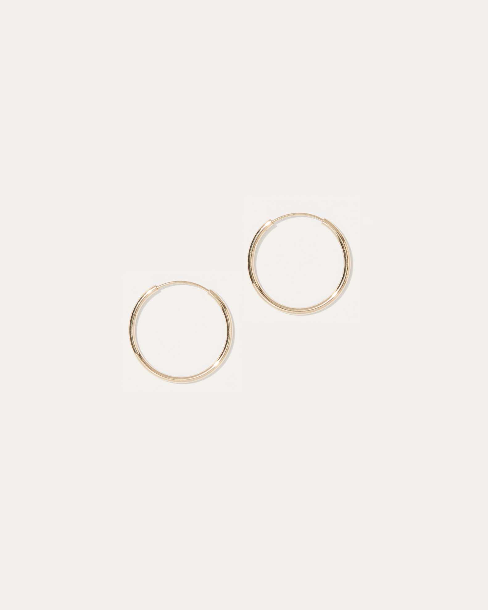 14K Gold Everyday Hoops