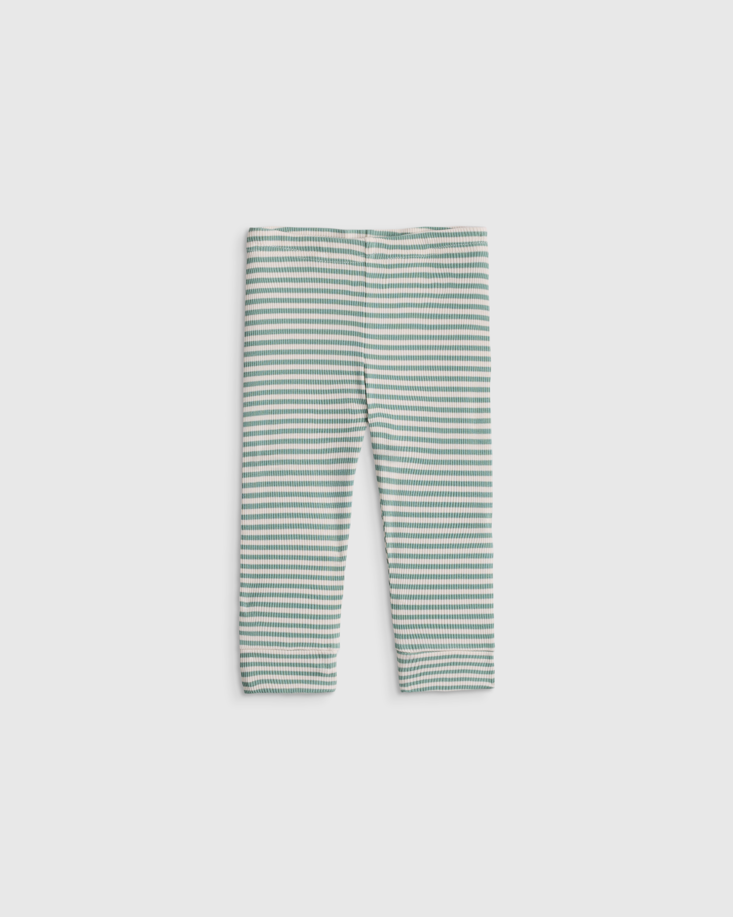 Green Stripe Softest Rib Leggings 