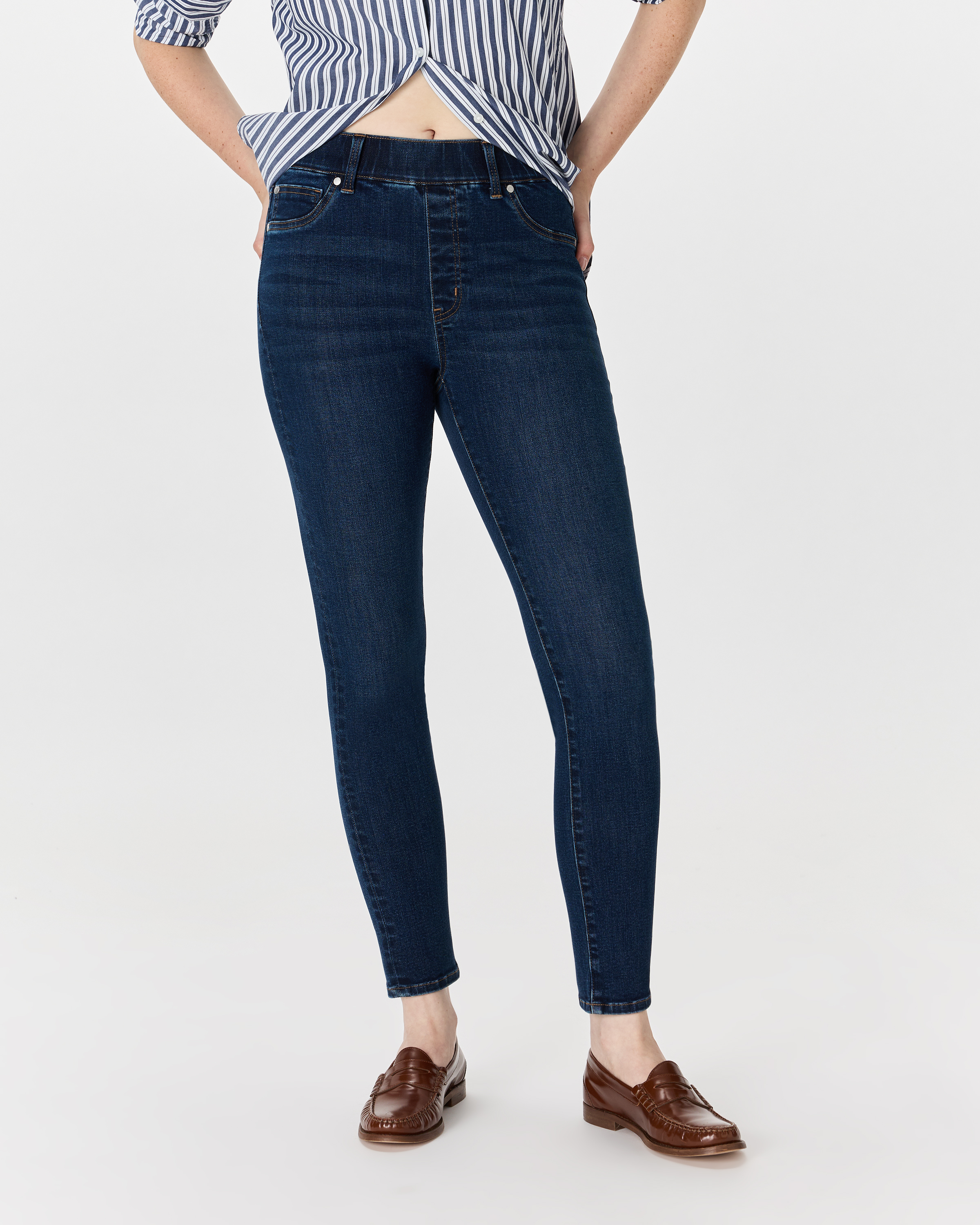 Nocturne Blue Nina Stretch Pull-On Skinny Jeans