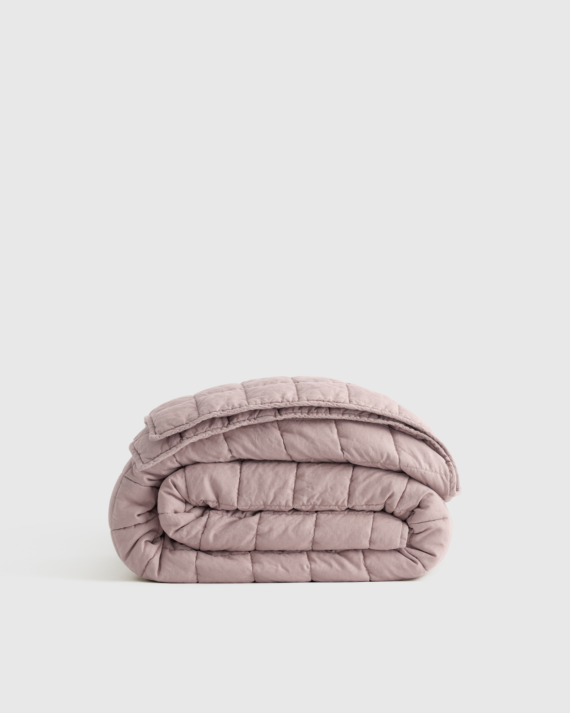 Dusty Mauve European Linen Box Quilt