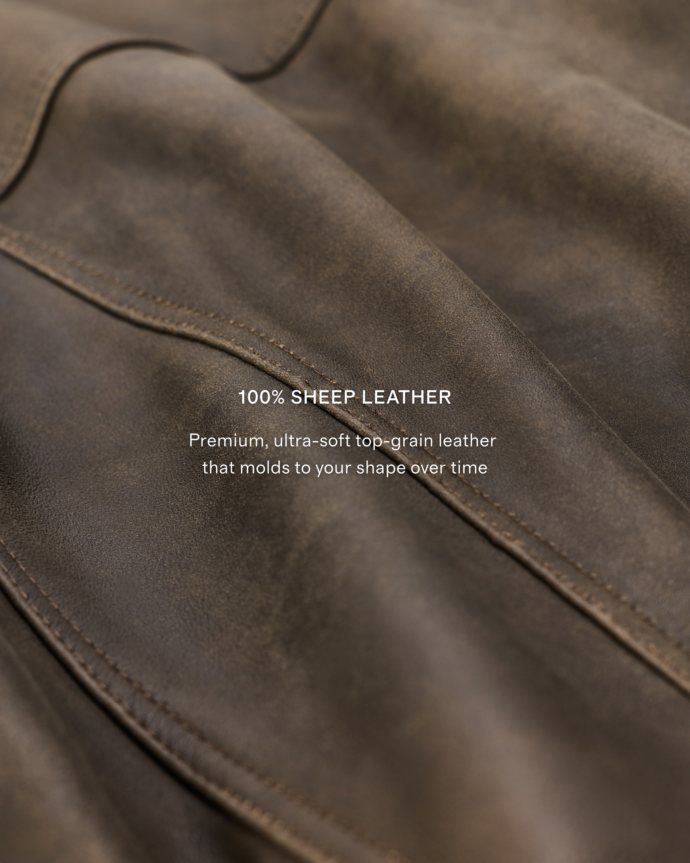 100% Leather Oversized Biker Jacket