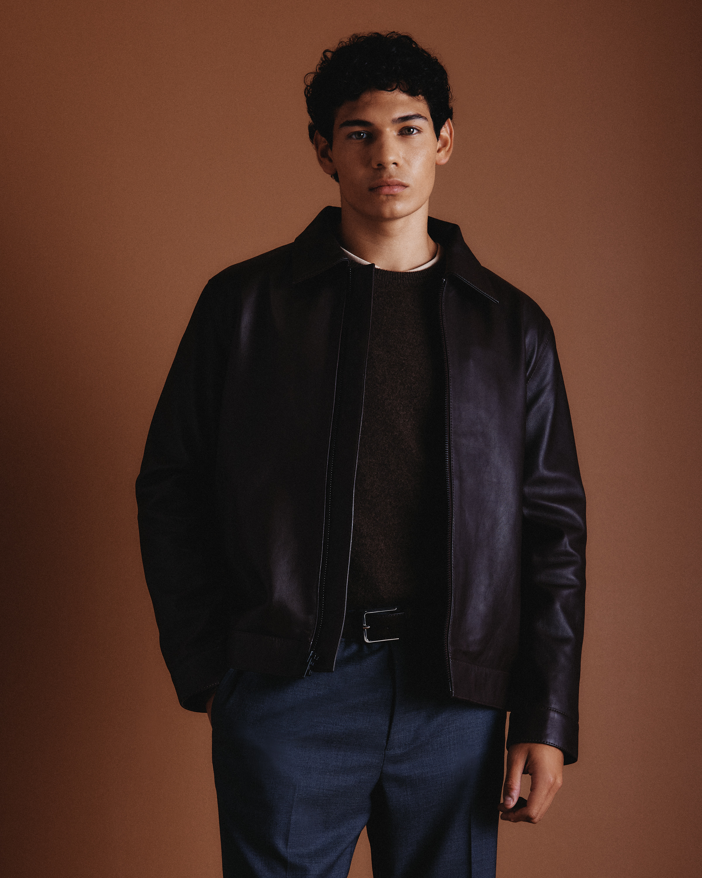 a*u様 FTC / LEATHER HARRINGTON JACKET FTC】LEATHER HARRINGTON JACKET【レザージャケット】- ONE'S