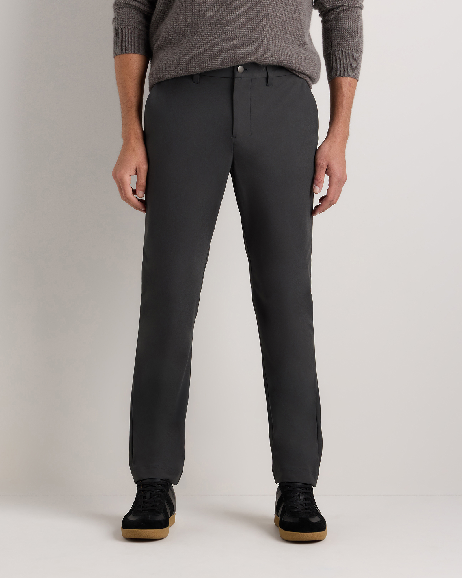 Mens Ultimate Commuter Pant - Slim Fit in Steel Grey