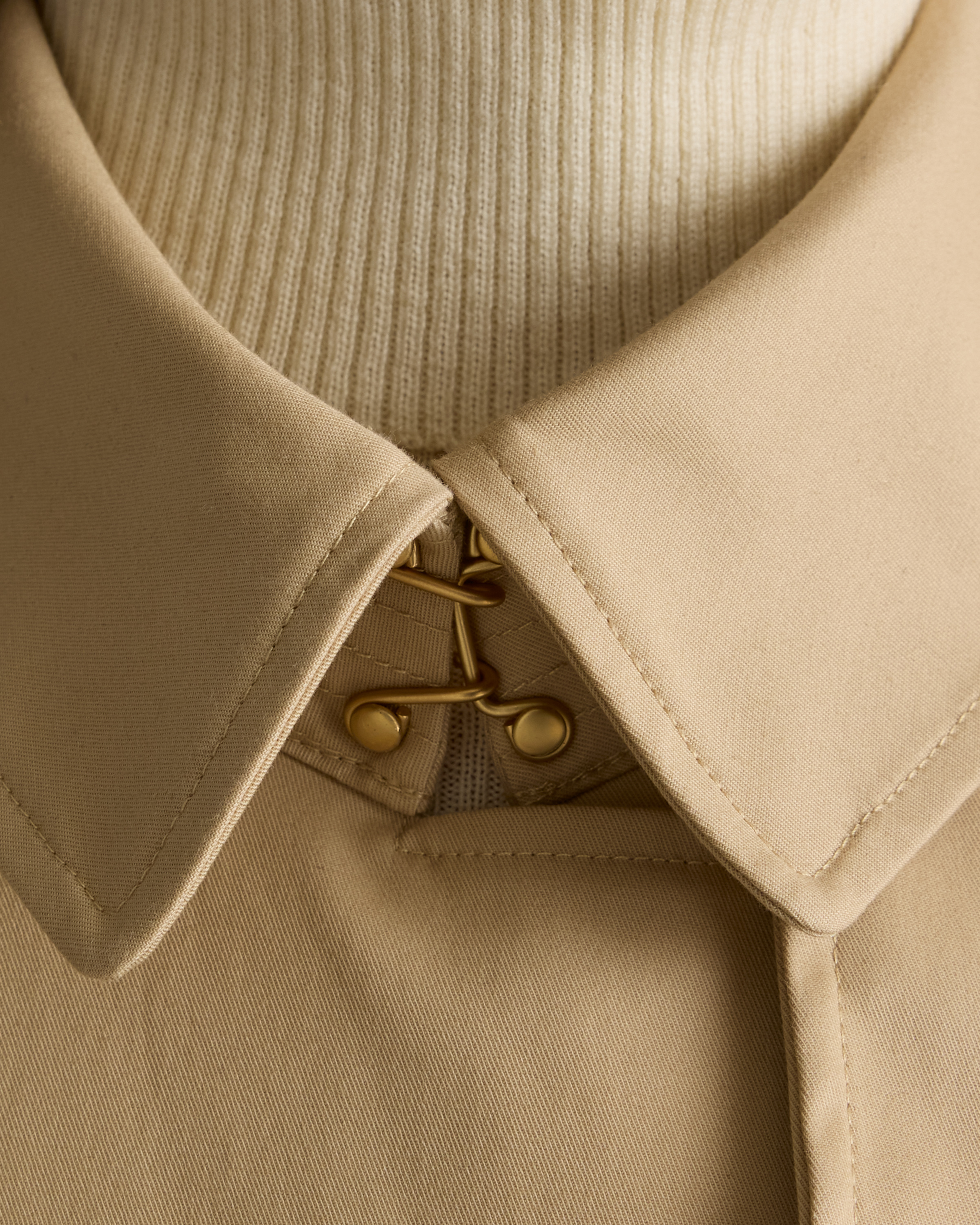 Comfort Stretch Long Trench Coat