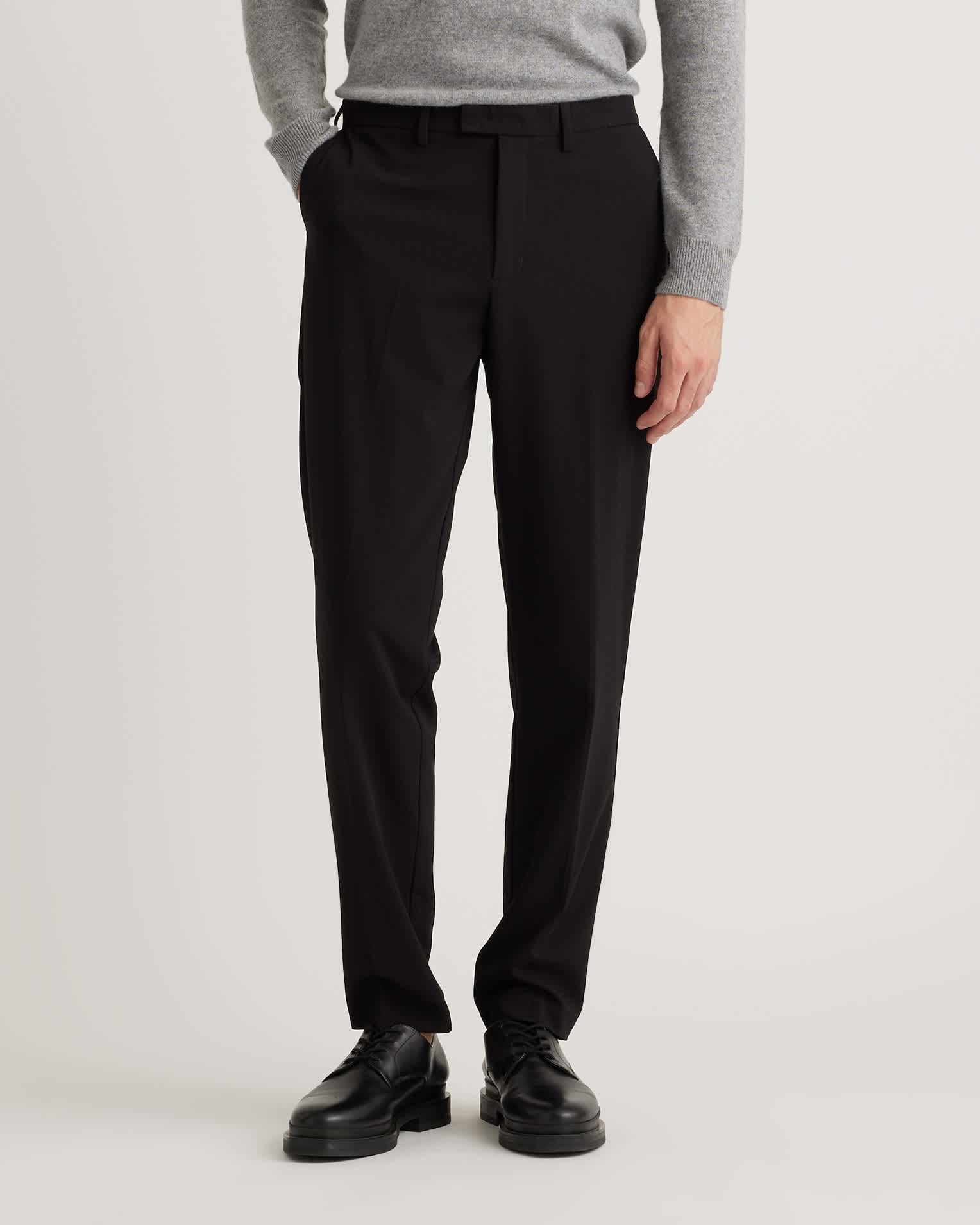Performance Stretch Dress Pants - Slim Fit in Black Performance Stretch Dress Pants - Slim Fit in Black