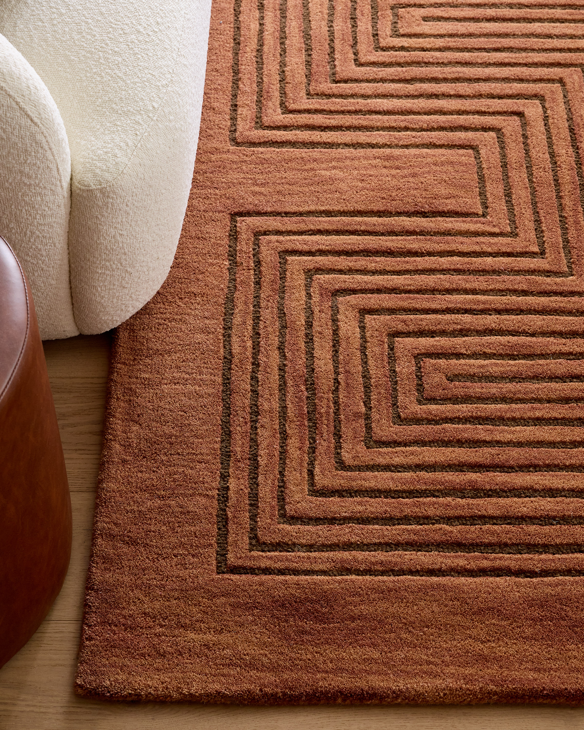 Langdon Hand-Tufted Wool Rug - Thumbnail 3