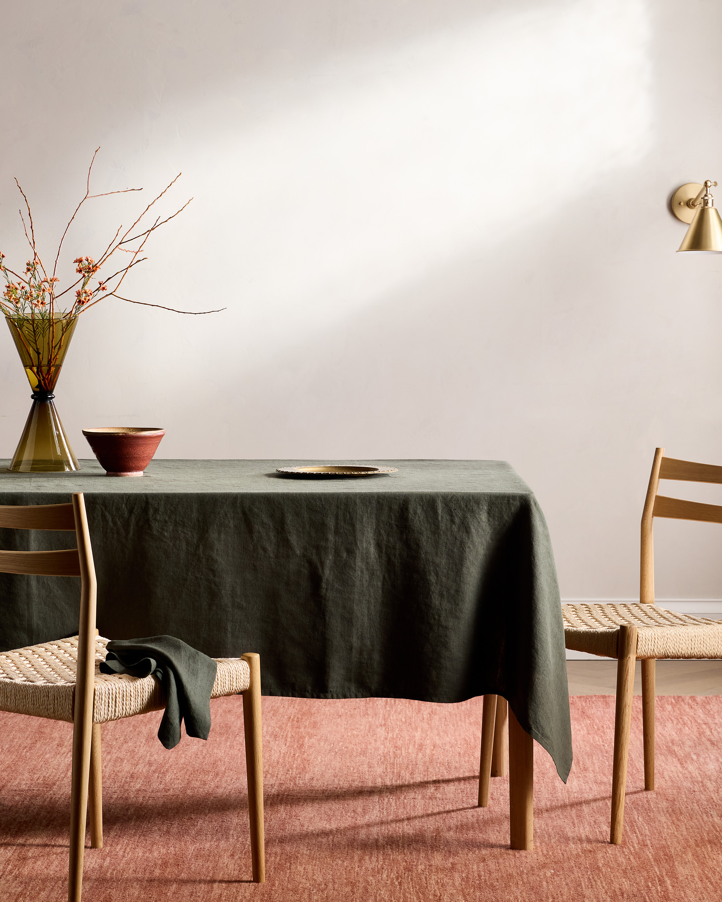 Pine European Linen Tablecloth