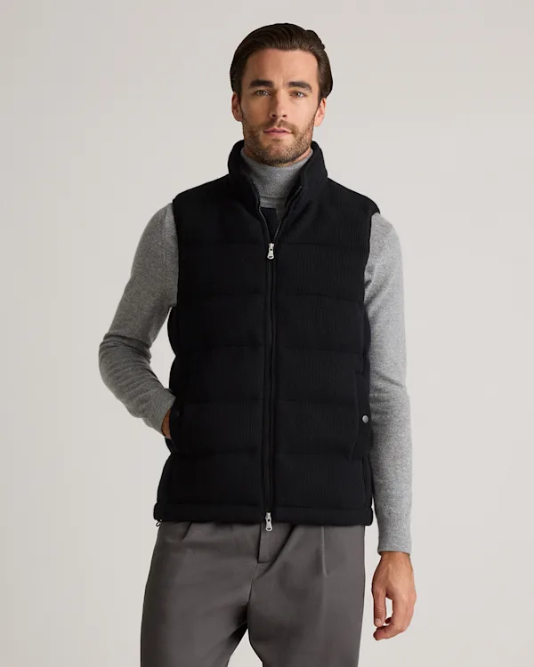 Mongolian Cashmere Puffer Vest