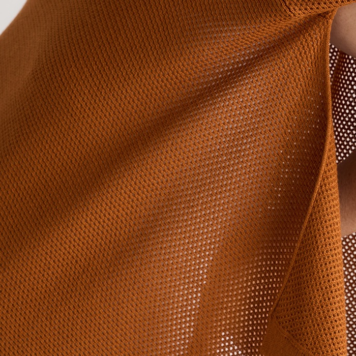 Shades of Fall - Rustica Brown bubble (nursing shawl knit)
