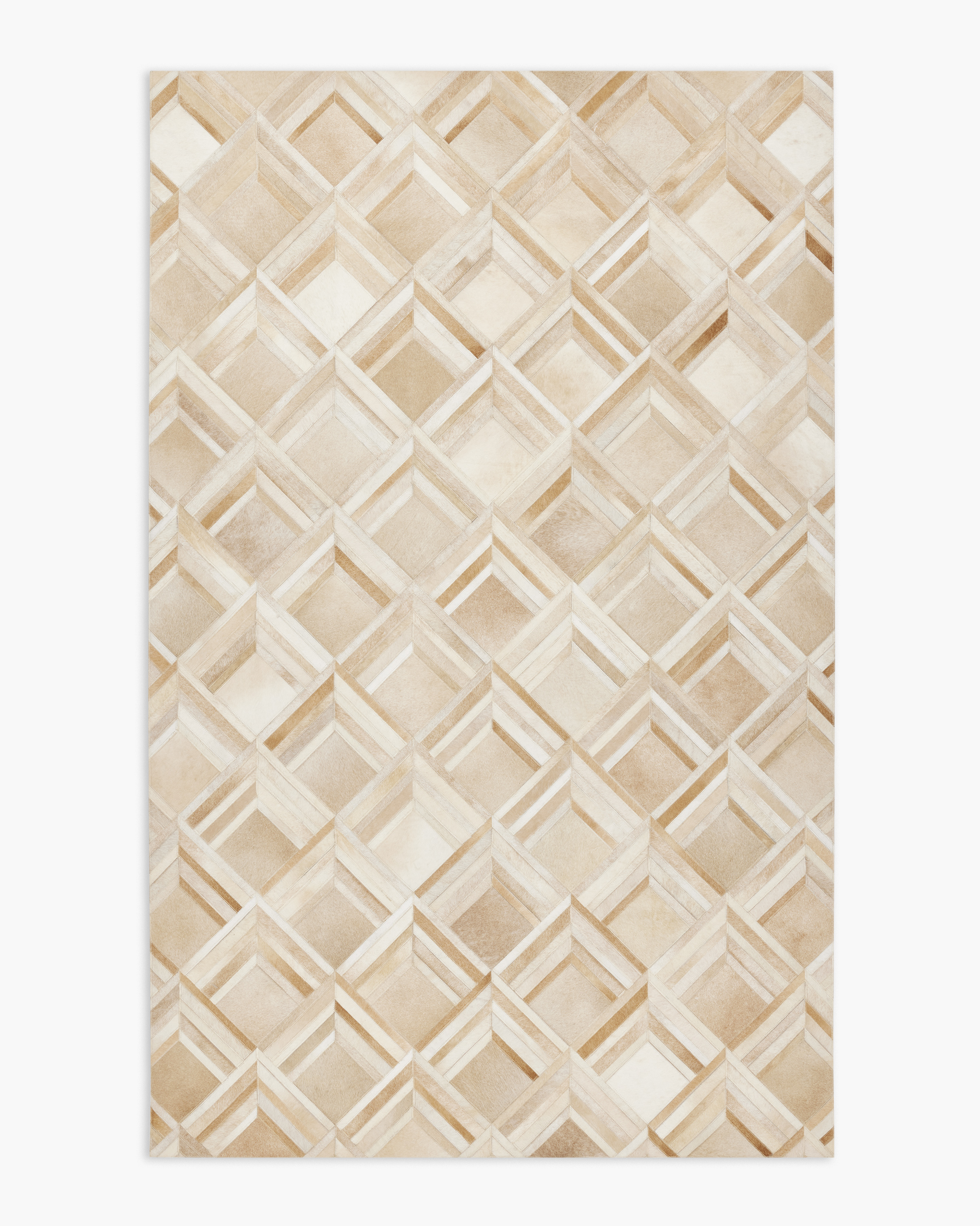 Blocks Hair on Hide Rug