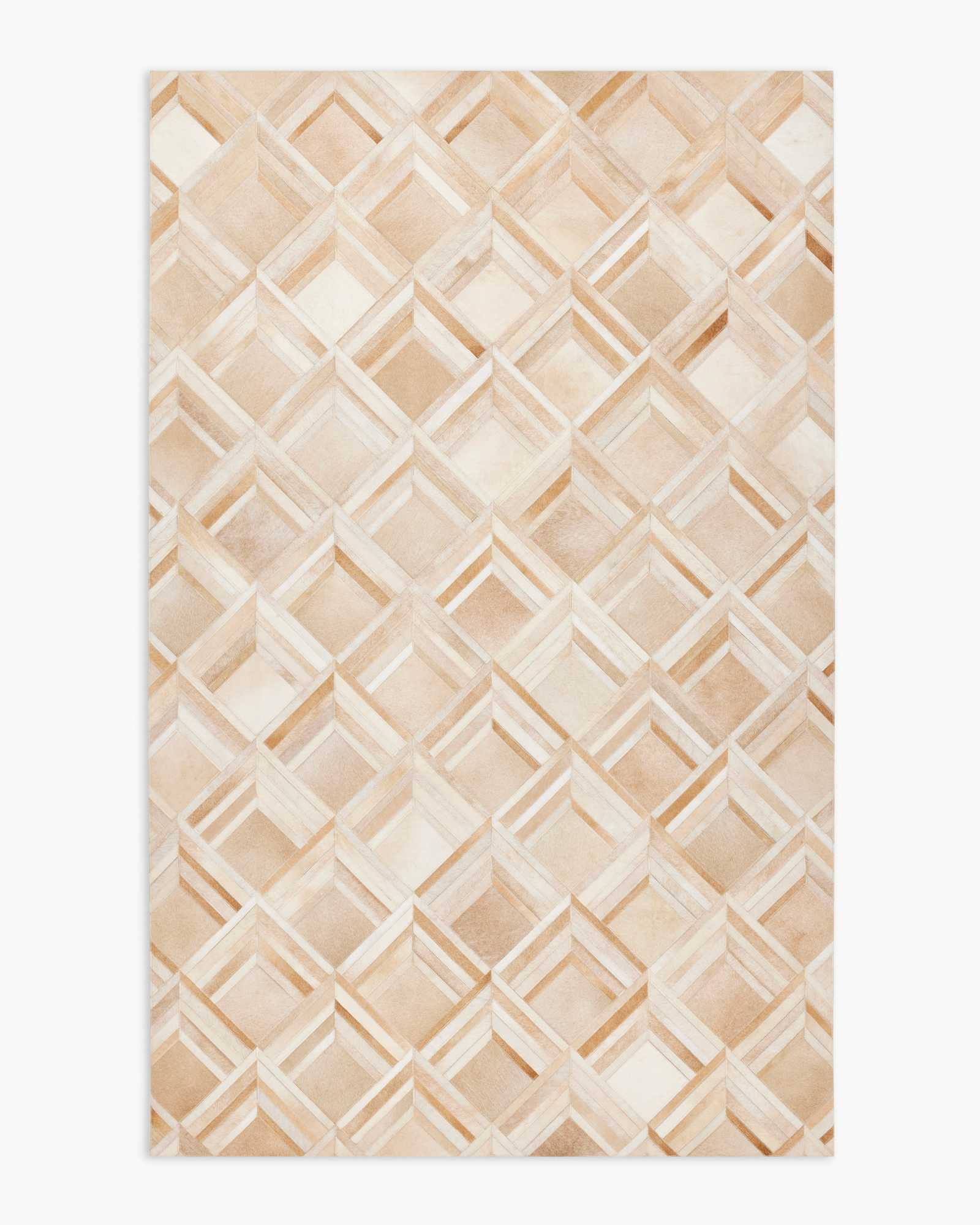 Blocks Hair on Hide Rug