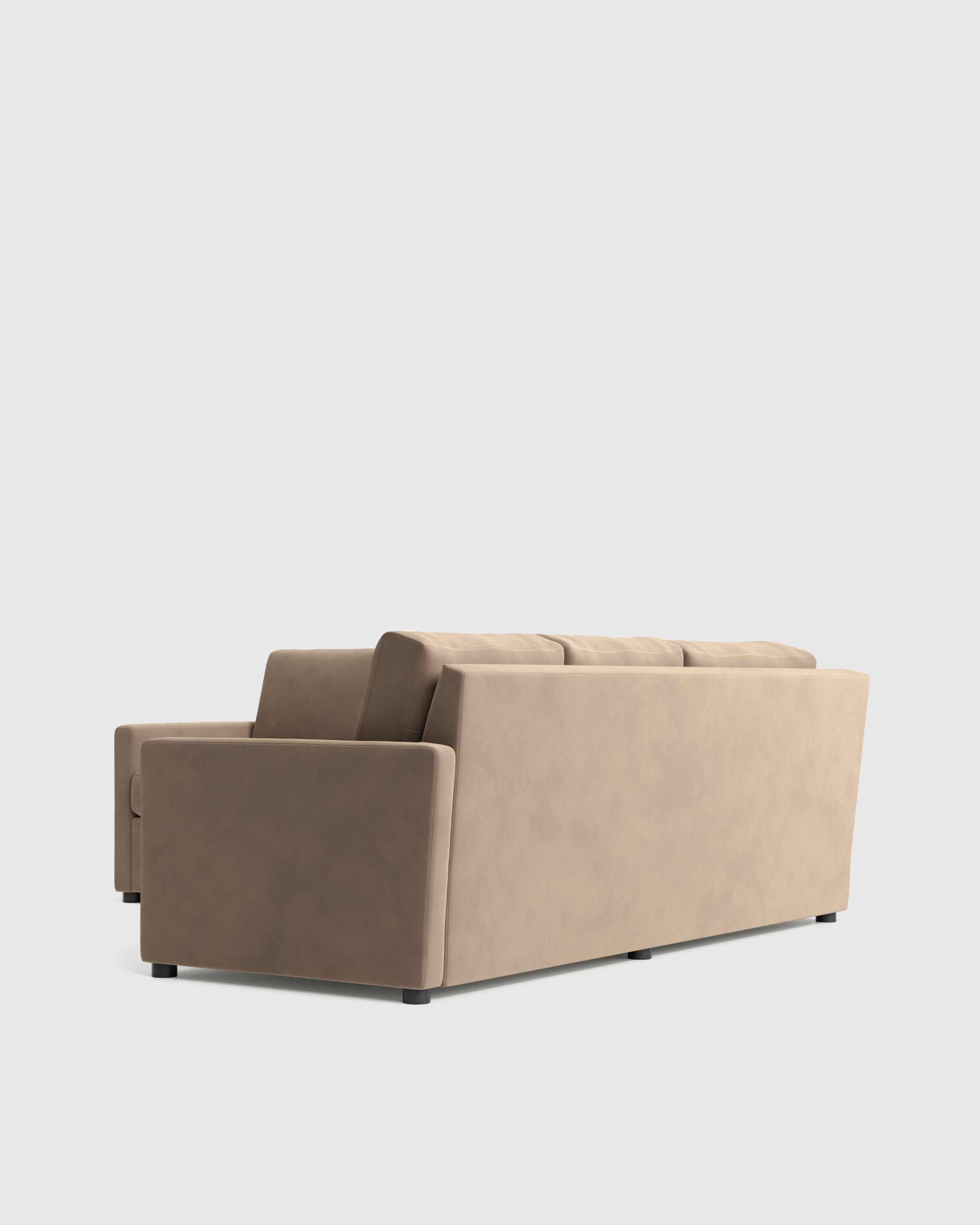 Brennan Performance Velvet L Sectional - Thumbnail 5