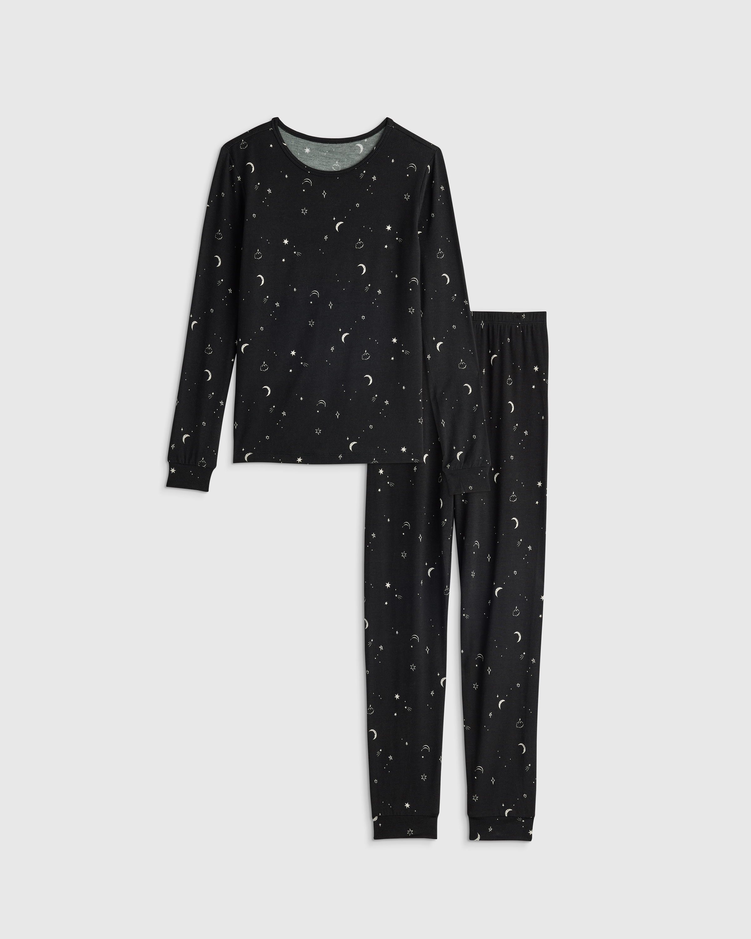 Night Sky Ensemble pyjama à manches longues et pantalon en bambou