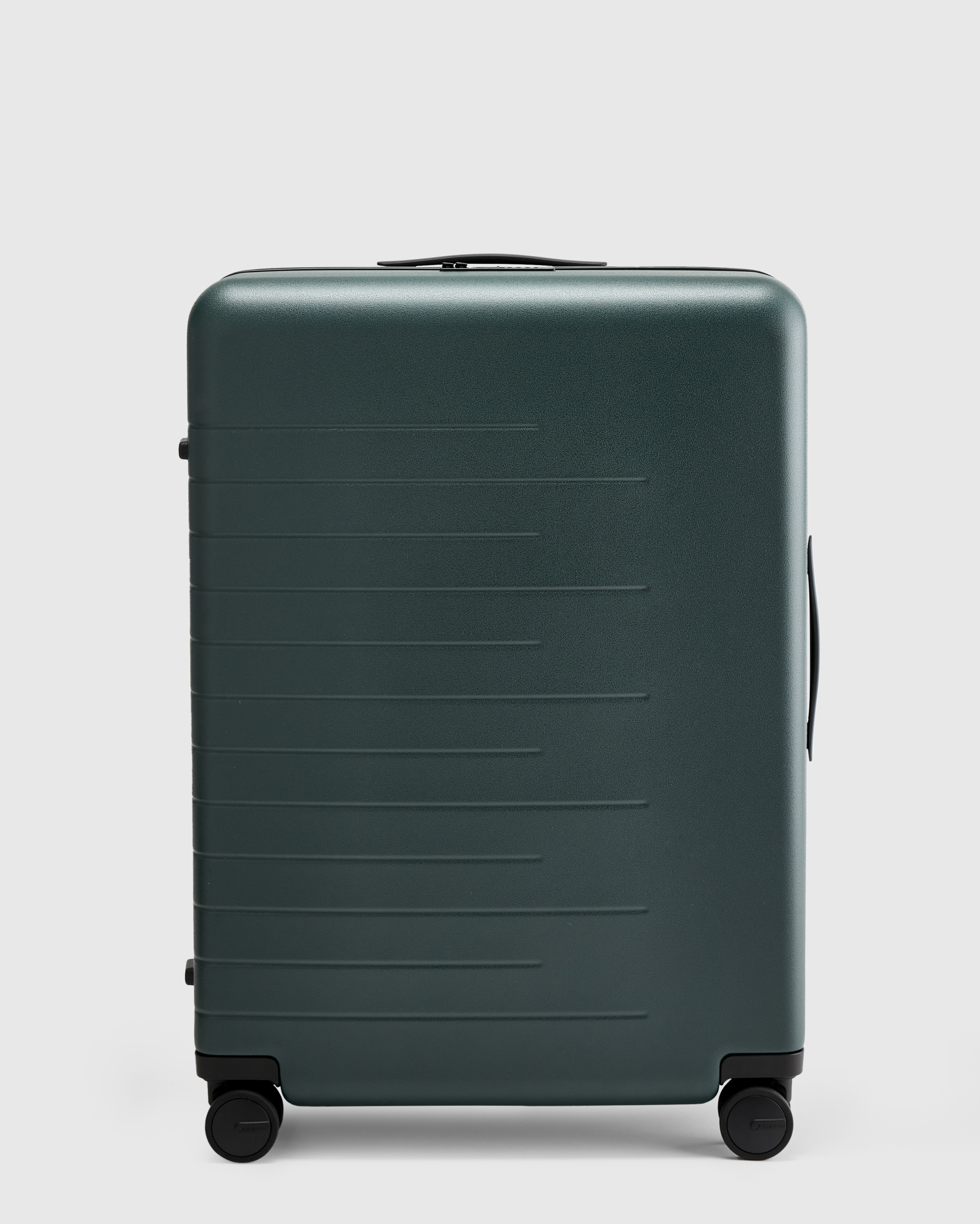 Dark Green Expandable Large Check-In Suitcase