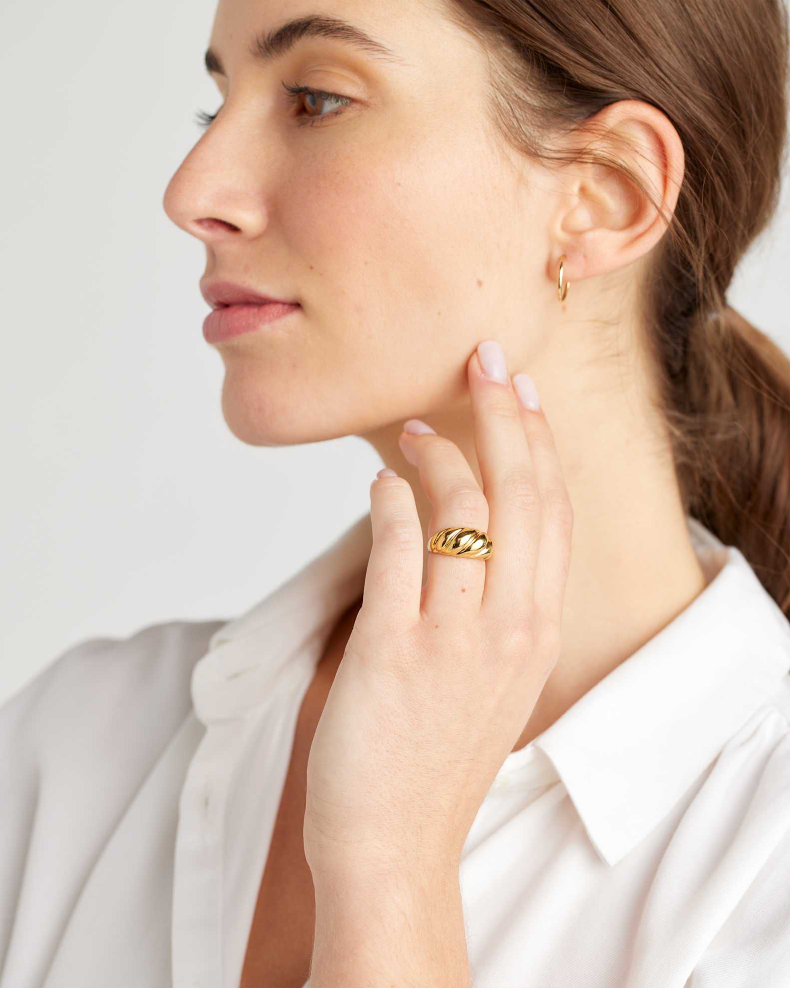 14K Gold Everyday Hoops