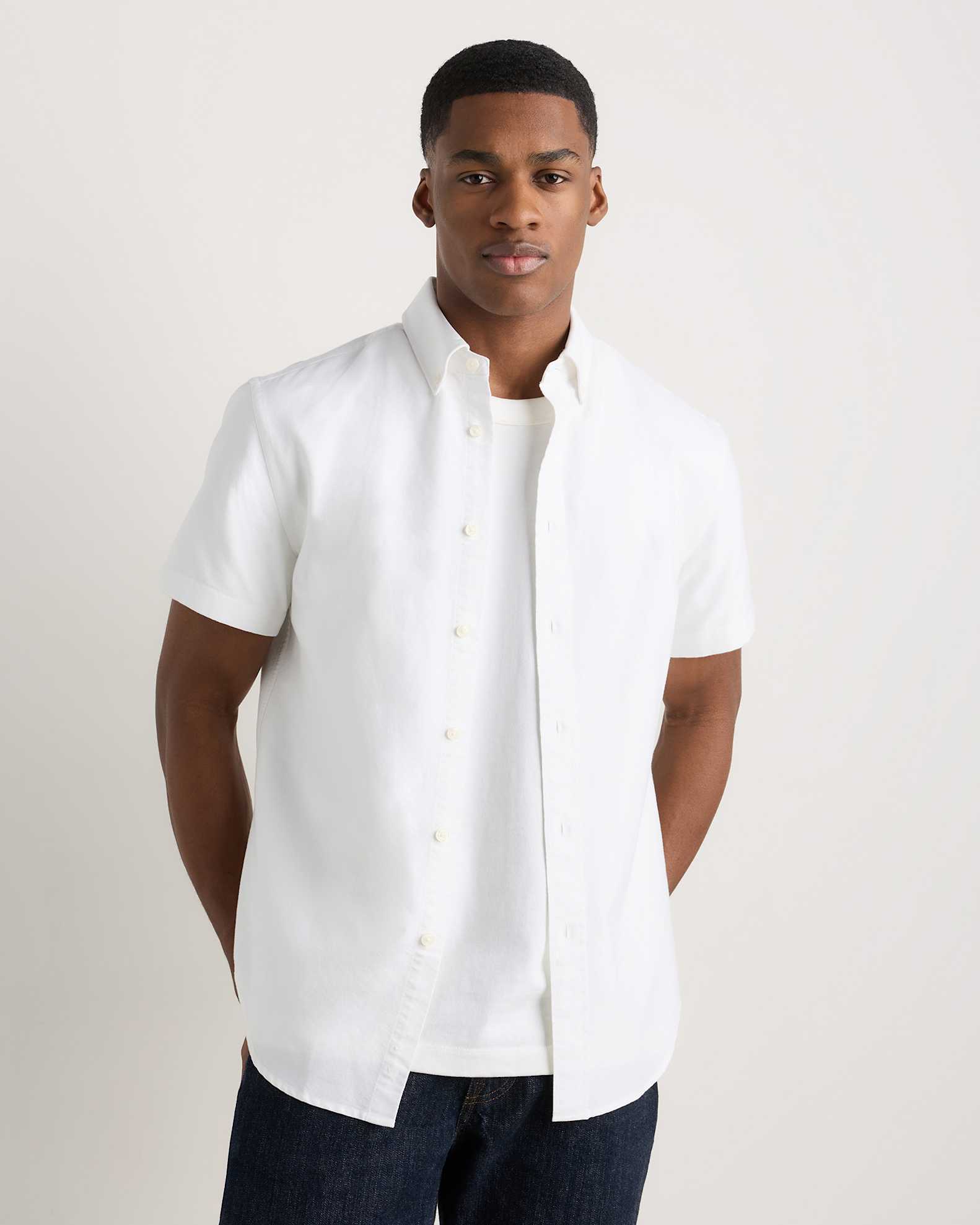 100 cotton white dress shirt Joseph Abboud Modern Fit Solid Dress Shirt, White