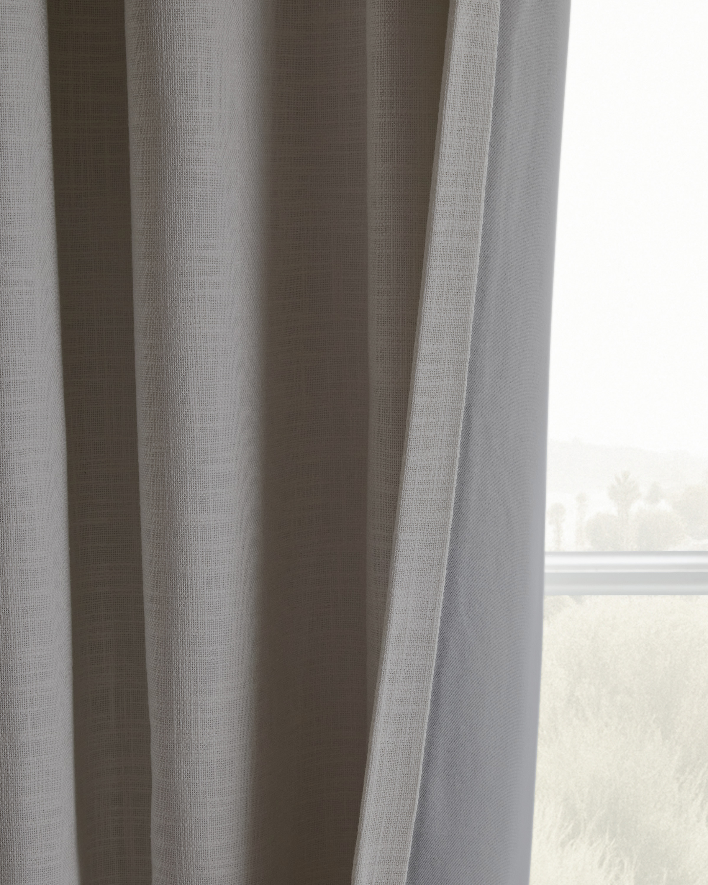 Quince Textured Cotton Curtain - Thumbnail 3