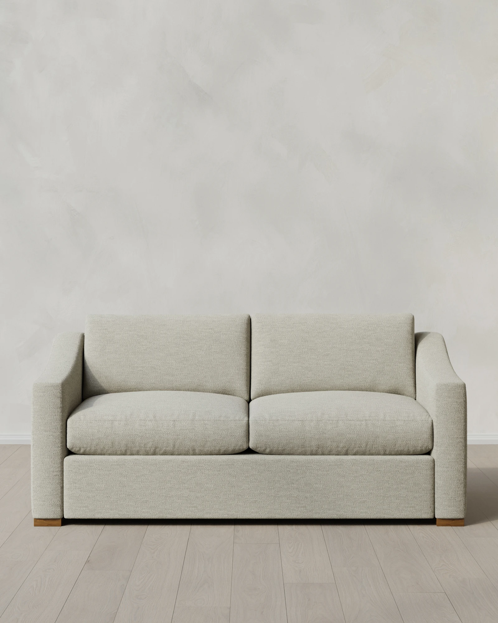 Hollis Slope Arm Sofa in Performance Linen Blend