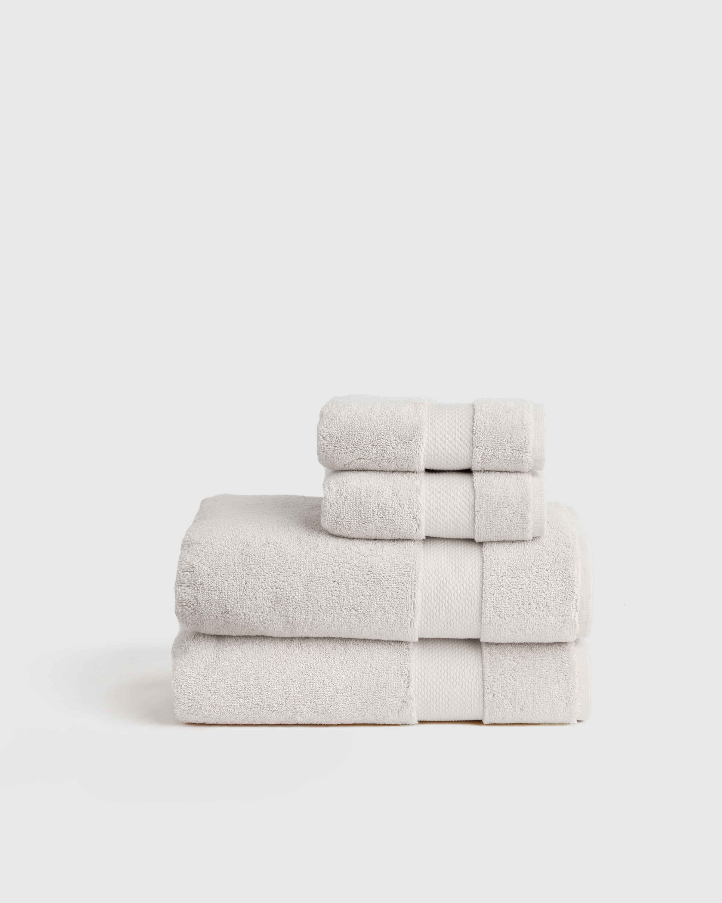 Silver Turkish Ultra Plush Bath Towel Bundle