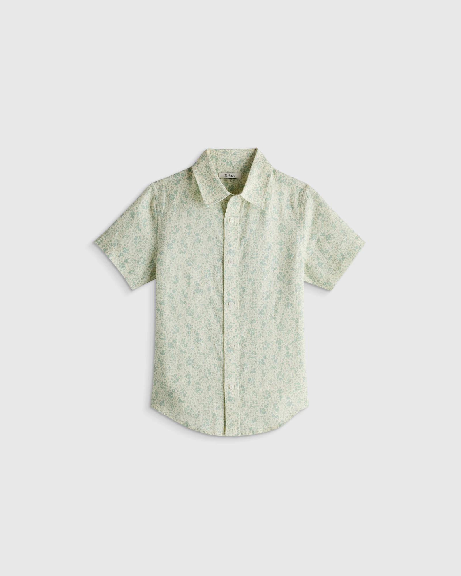 100% European Linen Button Front Shirt - Toddler