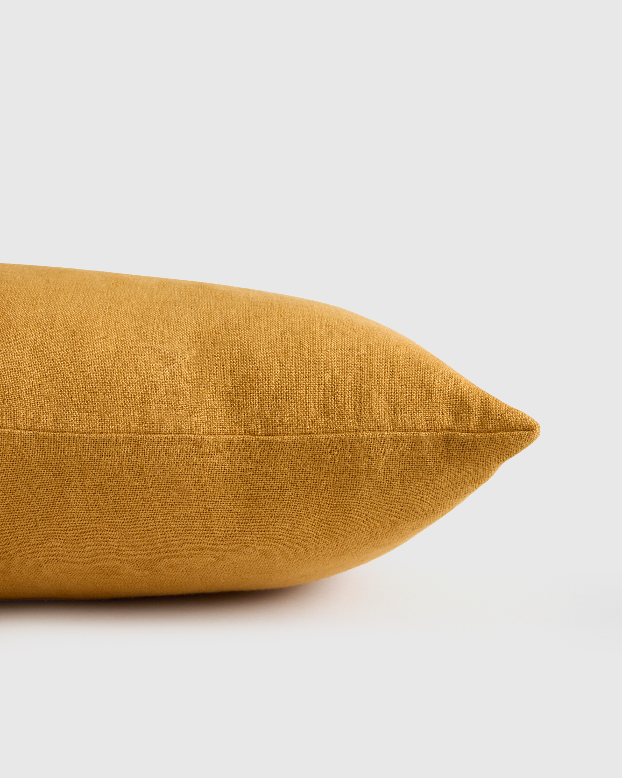 European Linen Oversized Lumbar Pillow - thumbnail 3