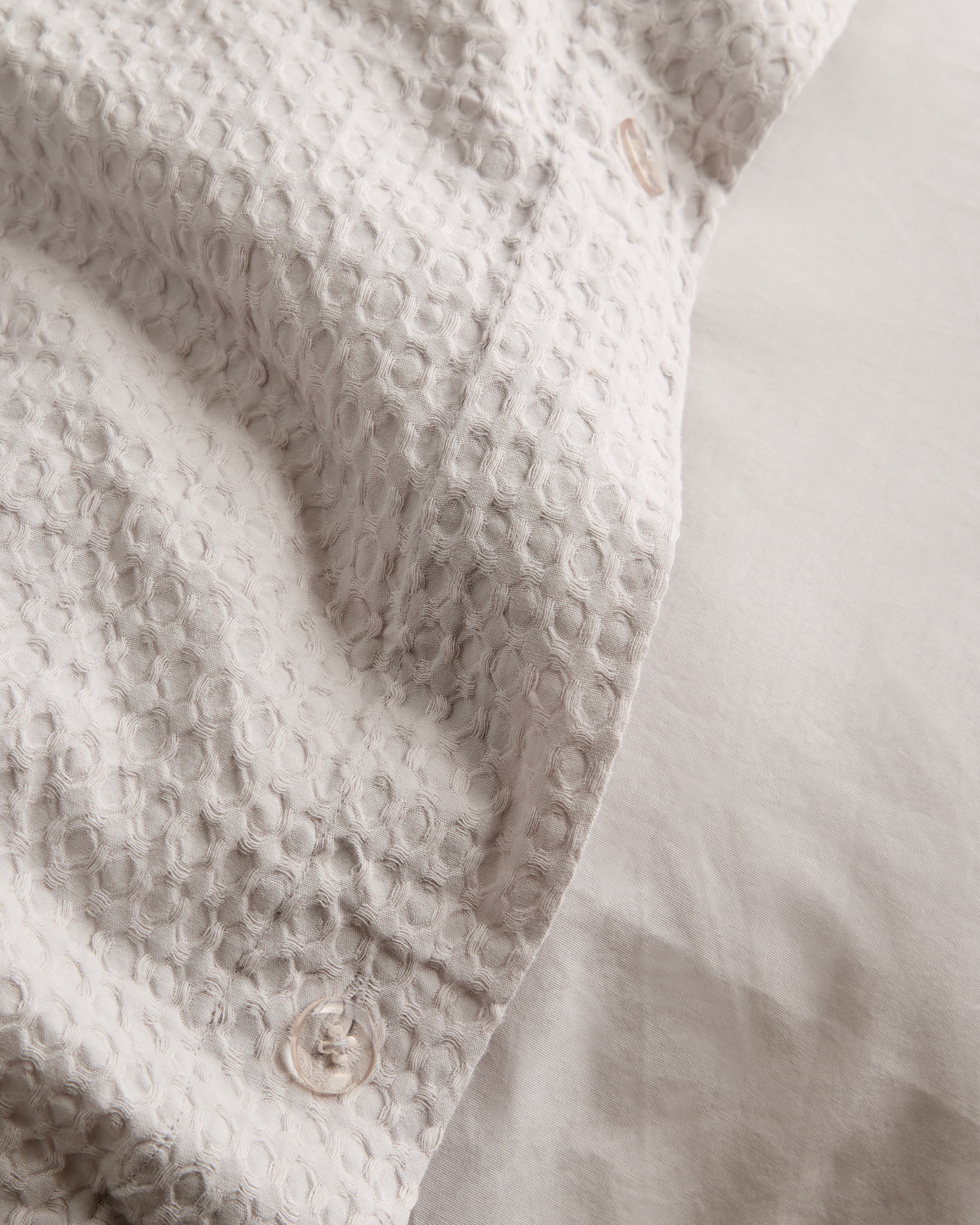 Organic Luxe Waffle Duvet Cover Set