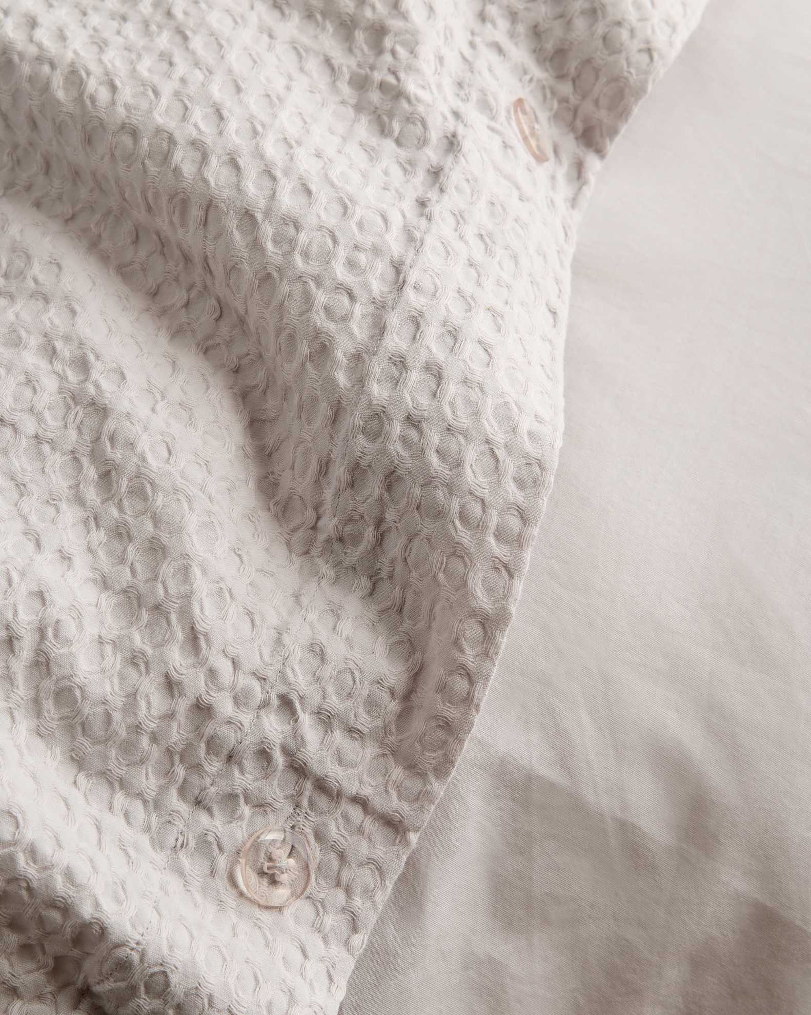 Organic Luxe Waffle Duvet Cover Set