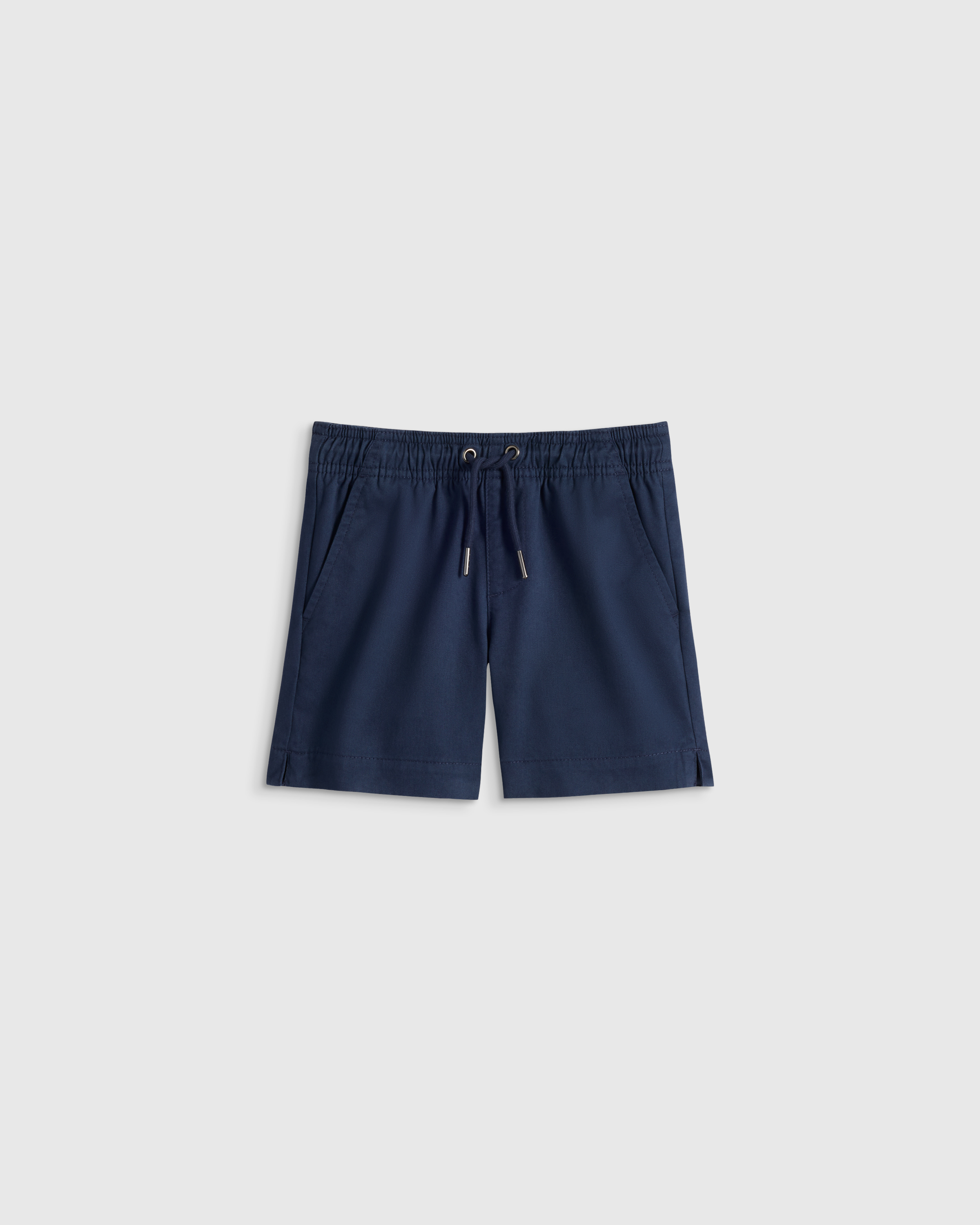 Navy Organic Cotton Stretch Pull-On Chino Short 