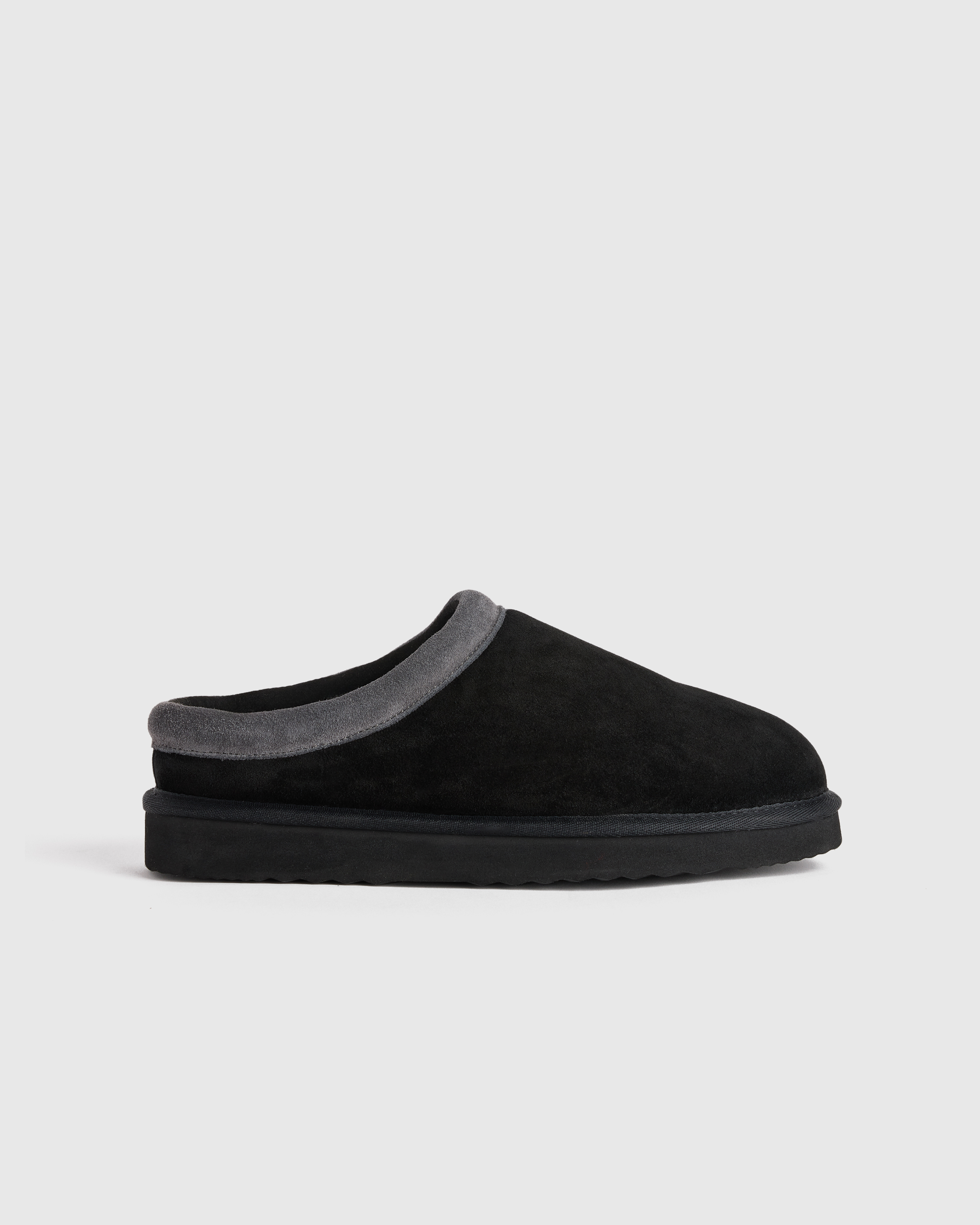 Black Australian Shearling Clog Slipper 2.0
