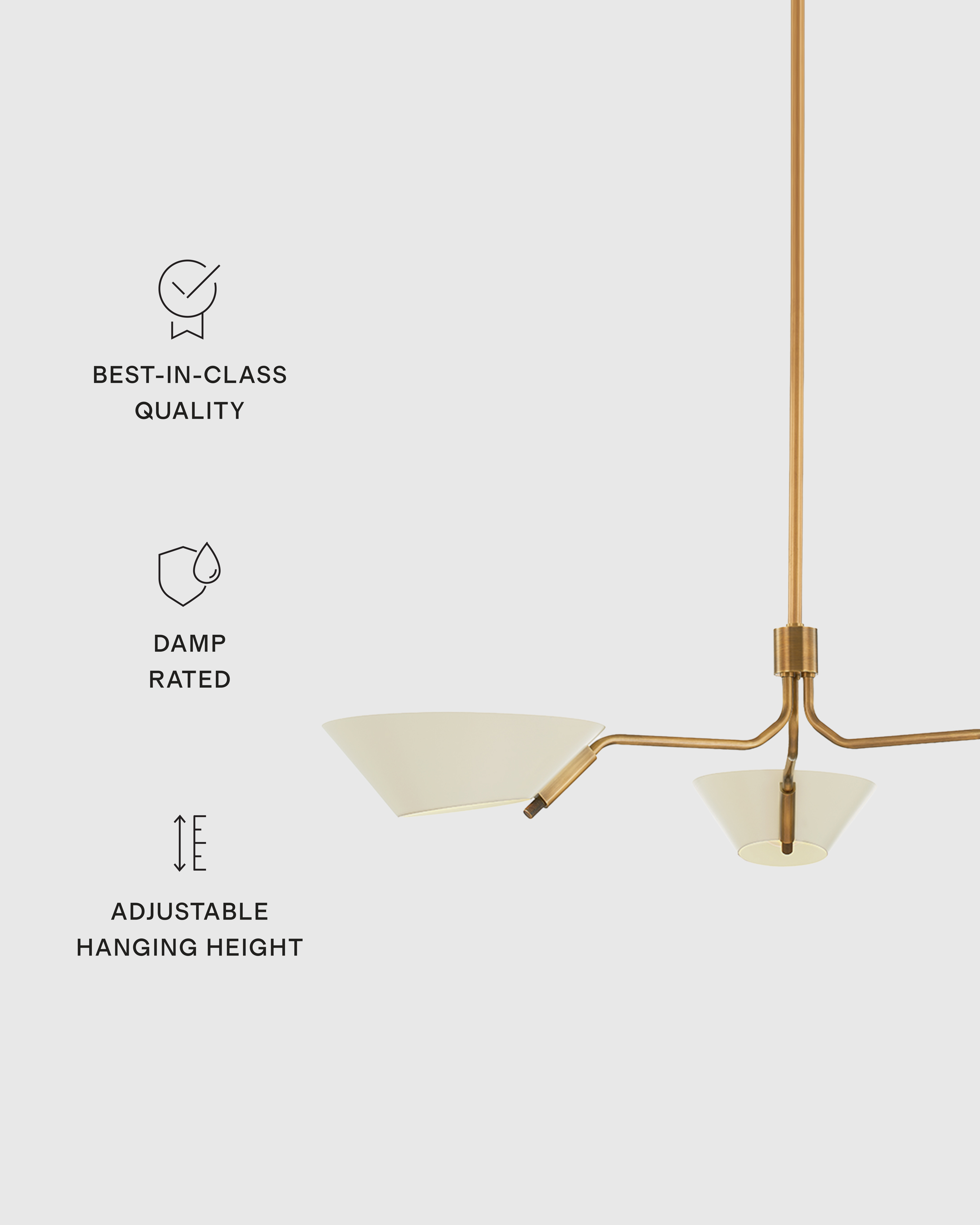 Mid Century Chandelier