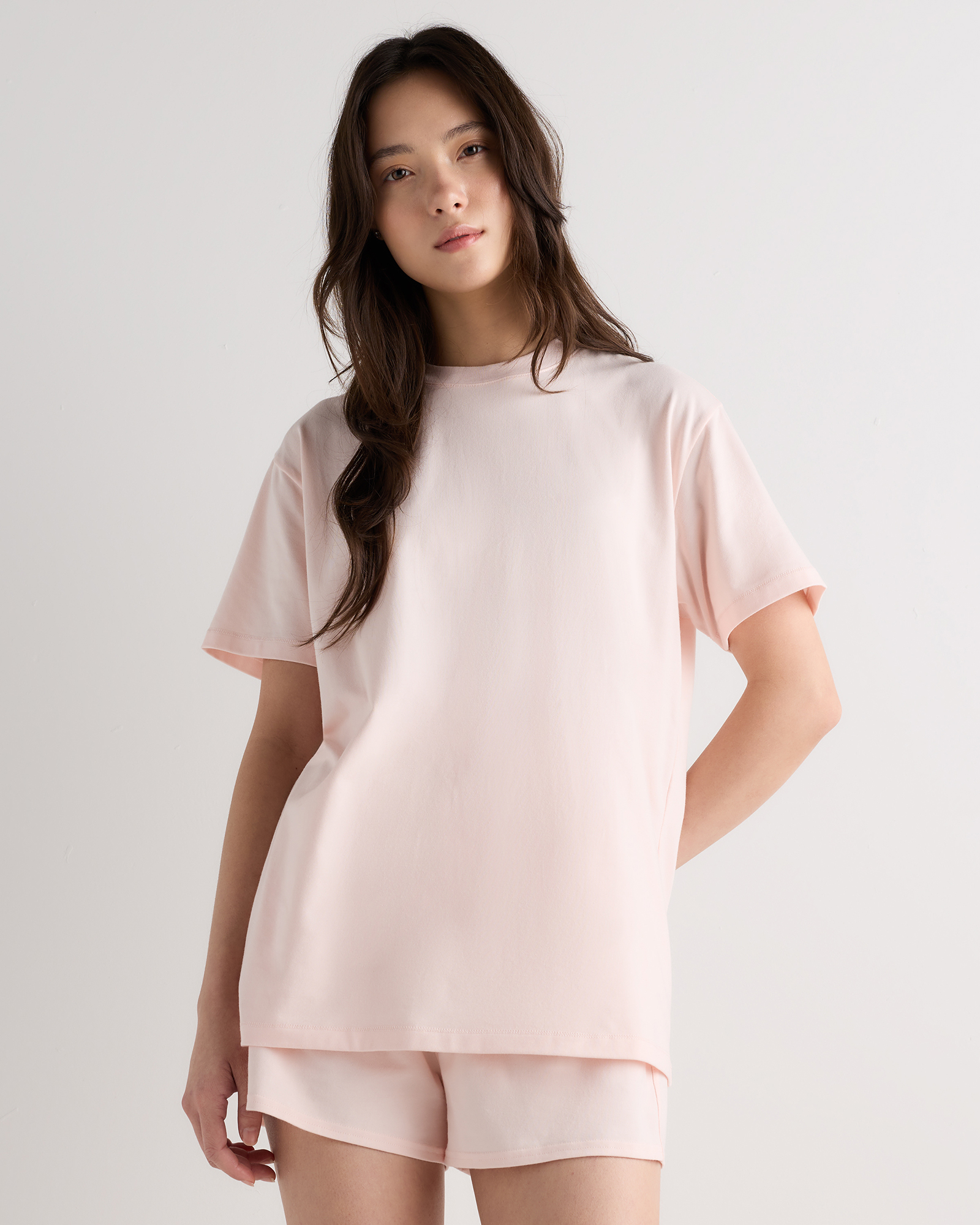 Dream Lounge Oversized Short Sleeve Pajama Set