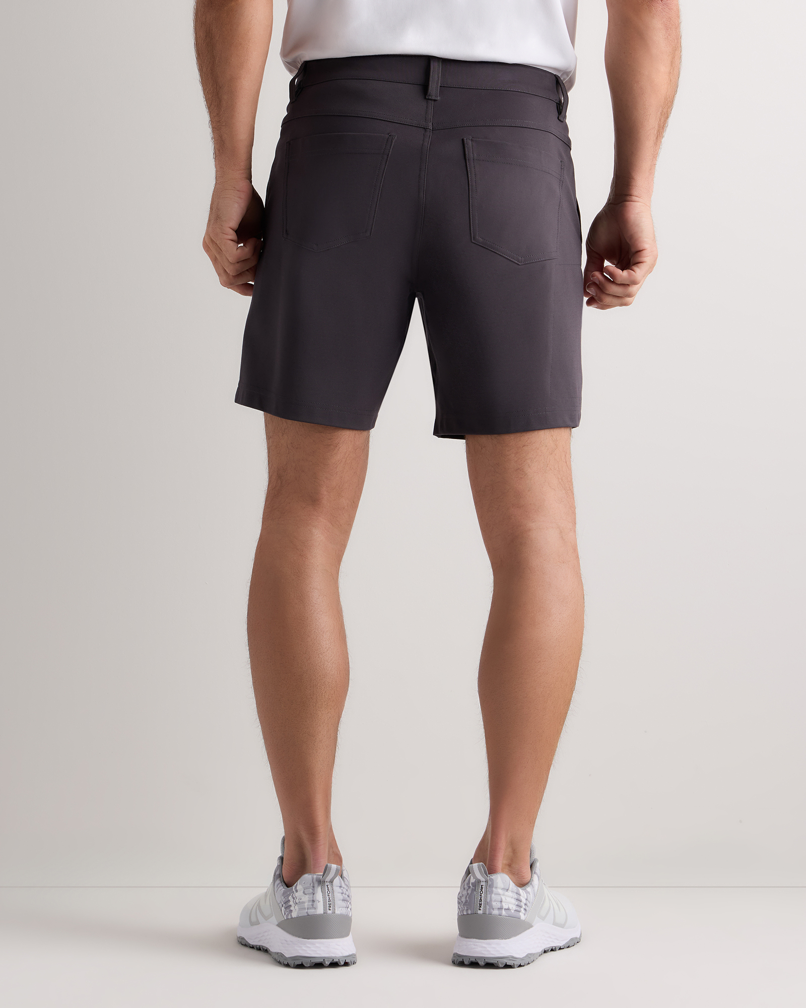 【M】CLUBHAUS NO GOLF CHINO SHORT PANT Clubhouse Golf Short in Dark Coal