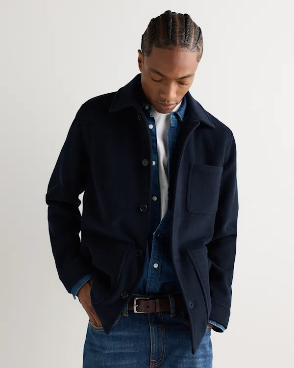 Wool Cashmere Chore Jacket