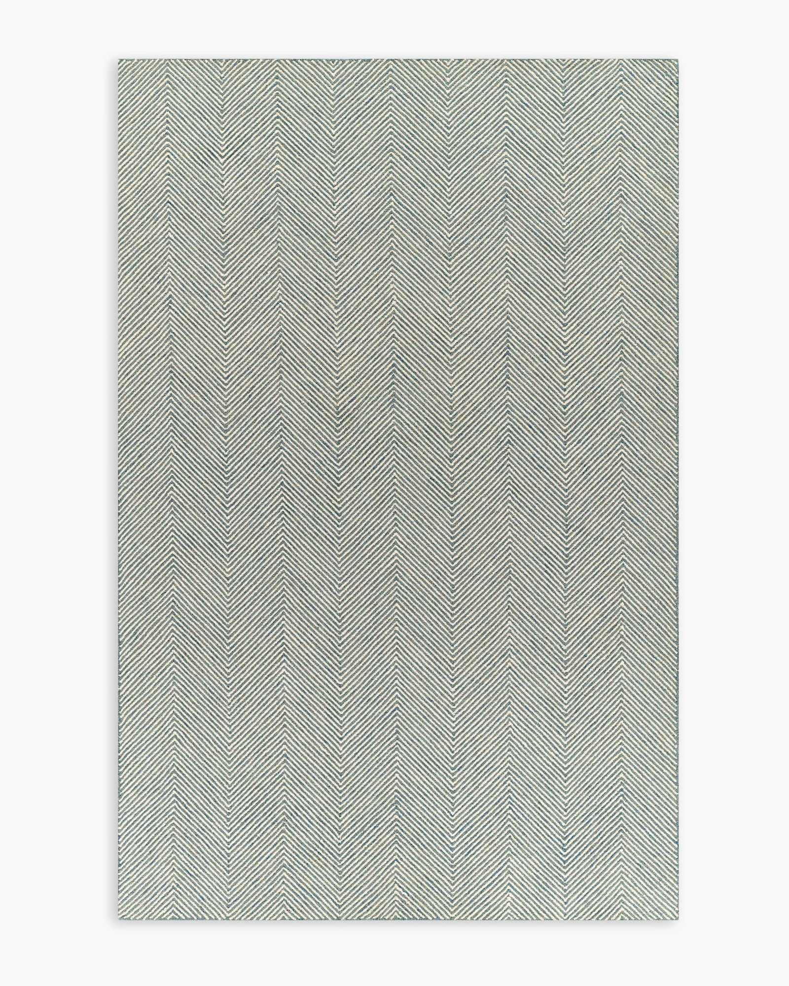 Hudson Wool Rug in Blue