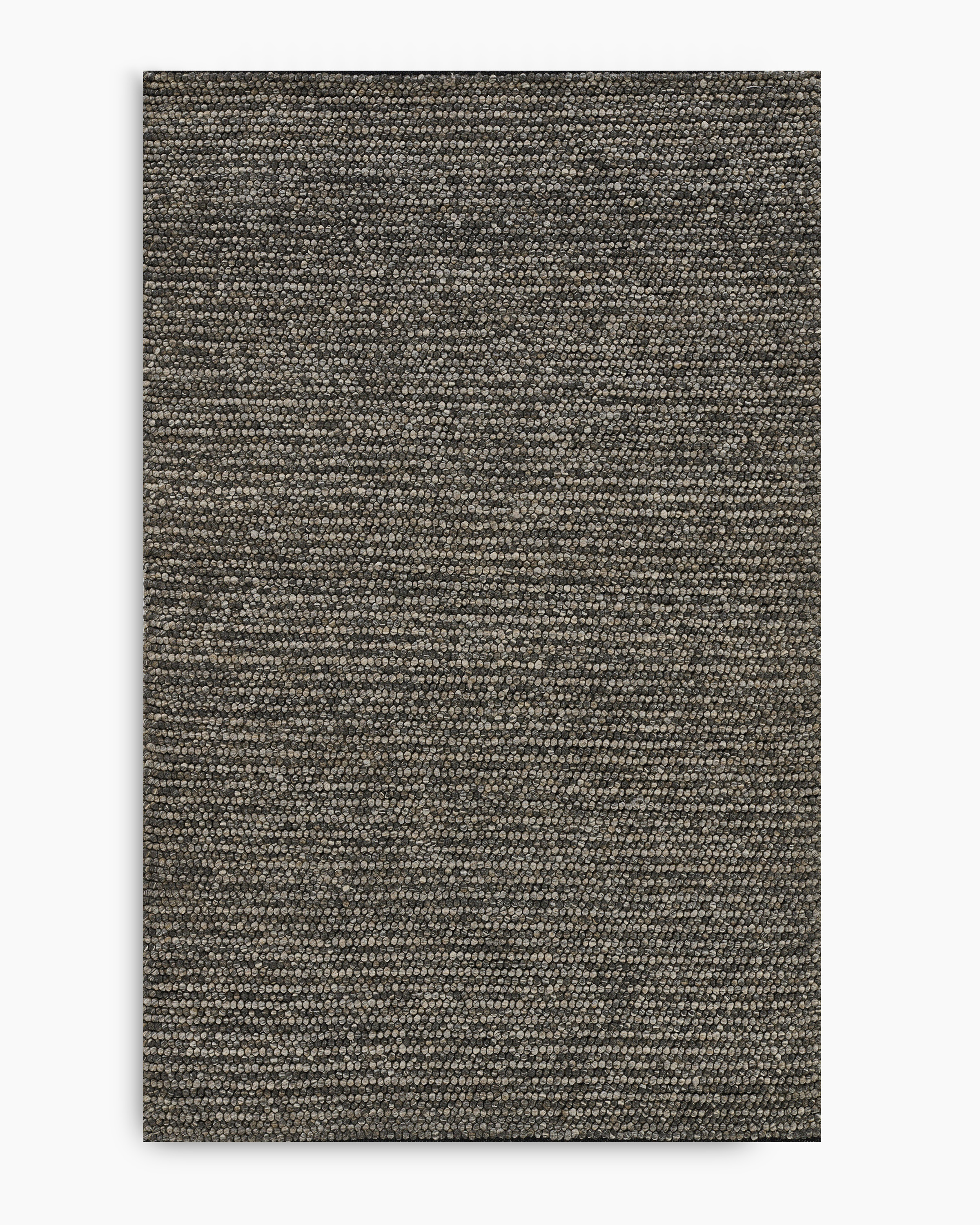 Charcoal Tribeca Hand-Loomed Wool Rug 