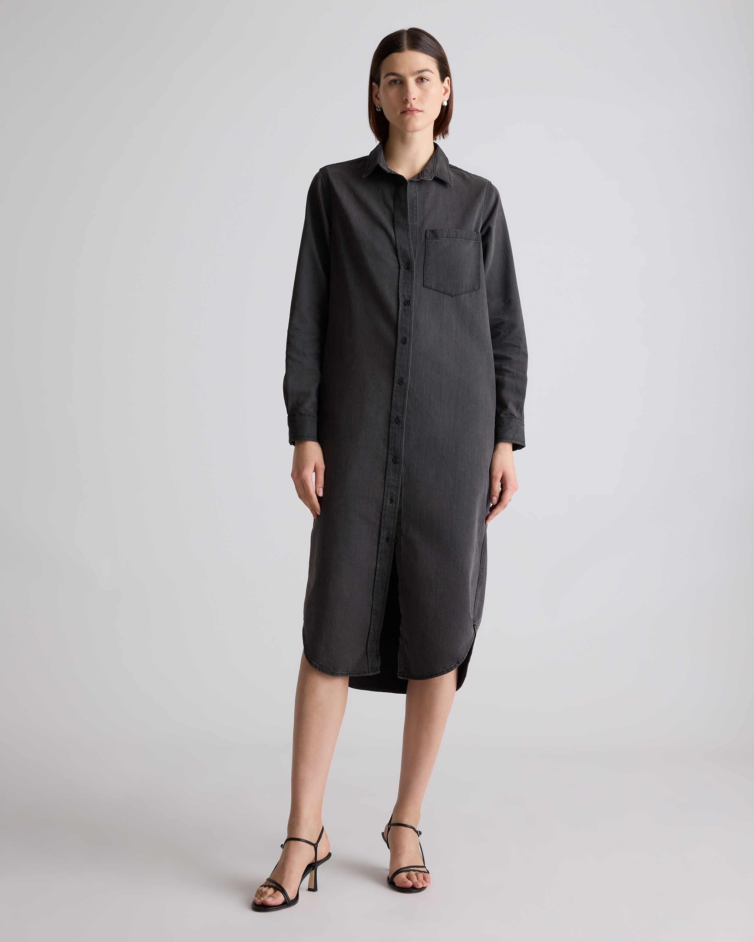 ワンピース Riu Collar ponte short dress Ultra-Stretch Ponte Short Sleeve Midi Dress