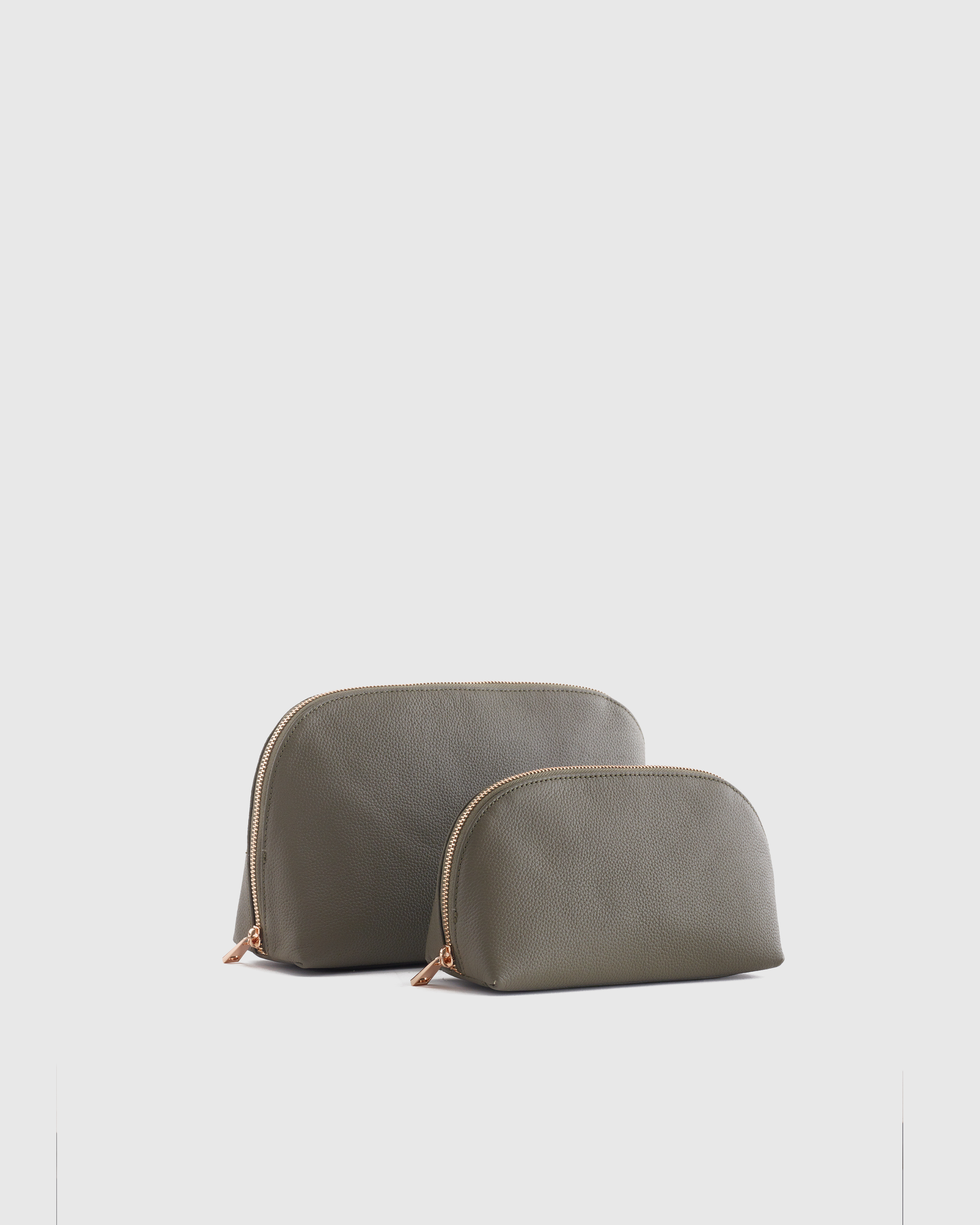 Italian Leather Pouch Travel Set